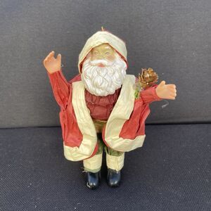 Vintage Santa Claus Ornament 7” Christmas Decor Paper